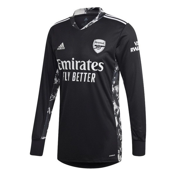 Thailande Maillot Football Arsenal Domicile ML Gardien 2020-21 Noir